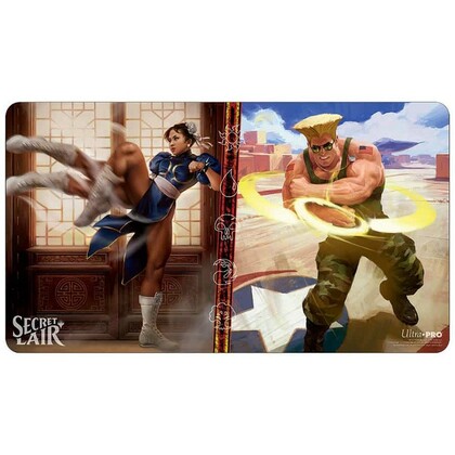 Magic: The Gathering: Secret Lair: Chun-Li: Countless Kicks & Guile: Sonic Soldier Playmat | Boutique FDB