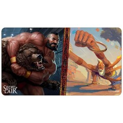 Magic: The Gathering: Secret Lair: Zangief: The Red Cyclone & Dhalsim: Pliable Pacifist Playmat | Boutique FDB