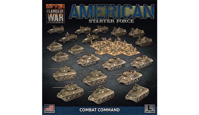 Flames of War : American Starter Force Combat Command (LW) | Boutique FDB