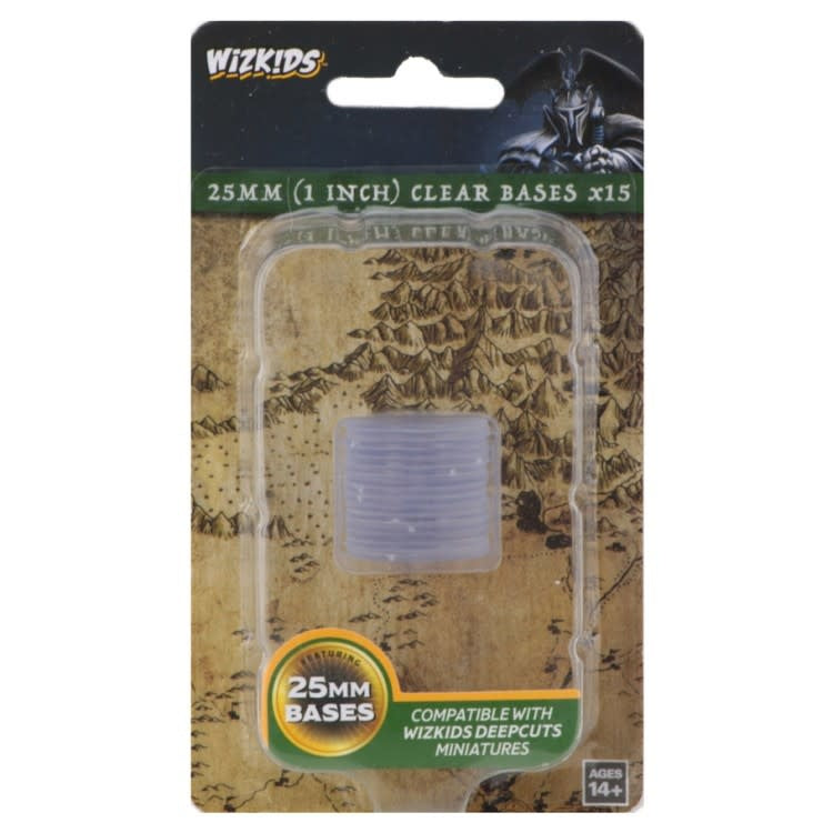 25mm clear bases x15 | Boutique FDB