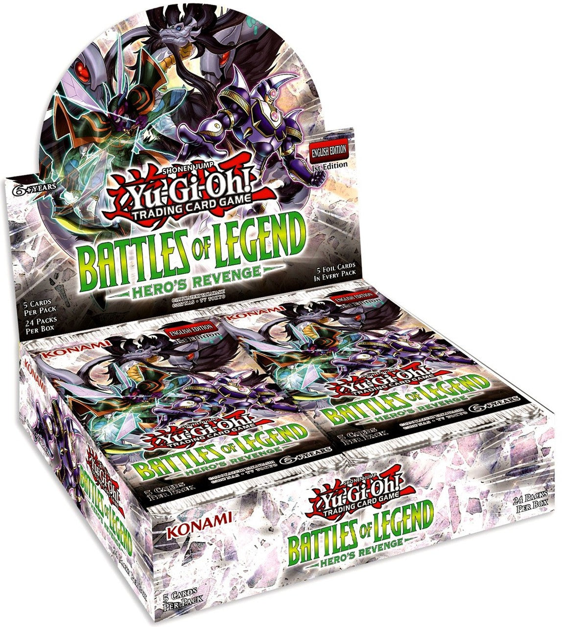 Yugioh: Battle of Legends Hero's Revenge Booster box | Boutique FDB