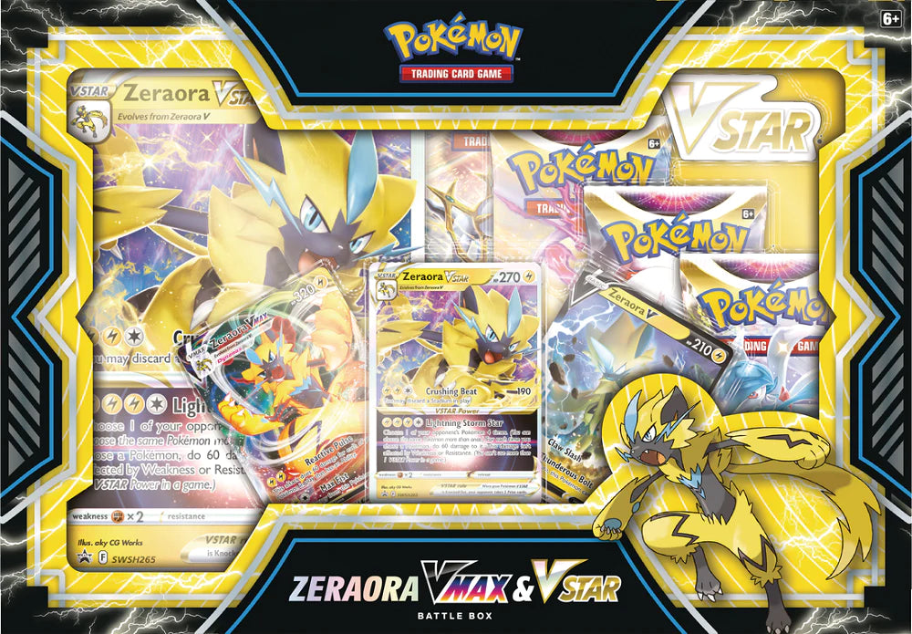 Pokémon : Zeraora V Max & V Star Battle Box (14 Octobre 2022) | Boutique FDB